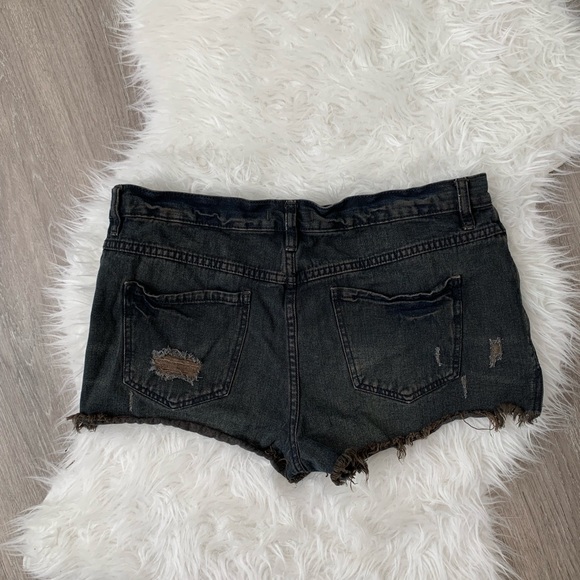 Free People Button Fly Shorts - Picture 2 of 4